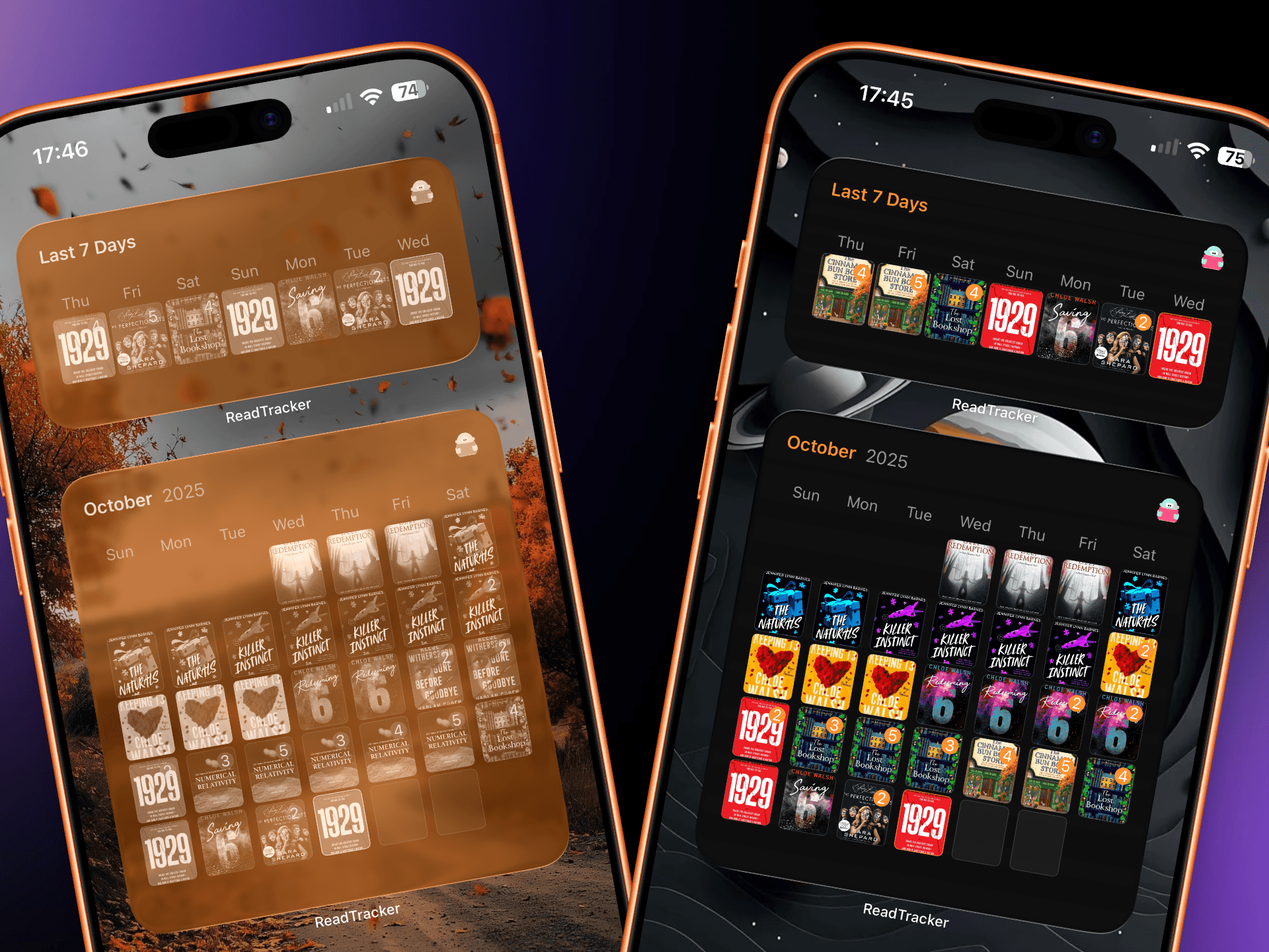 ReadTracker widgets